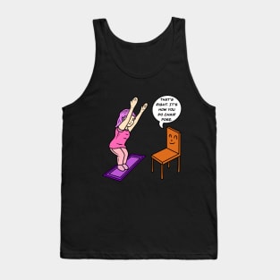 Yoga chair pose Tank Top